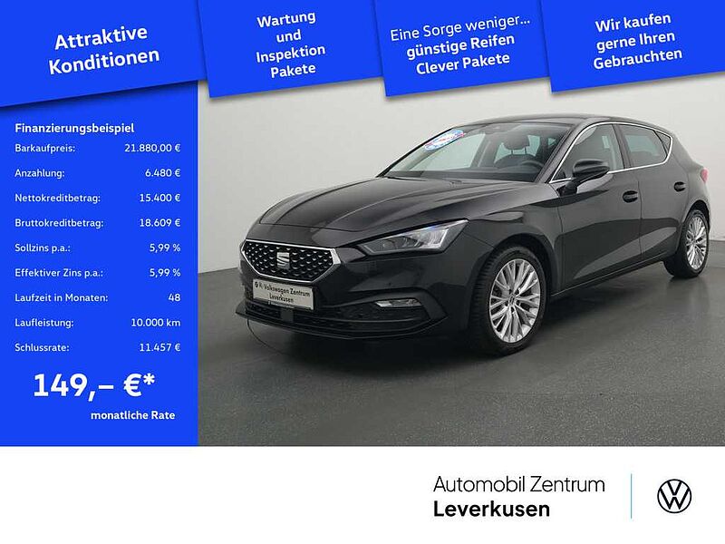 SEAT Leon TSI Xcellence DSG NAVI VIRT AHK LENKRADHZ