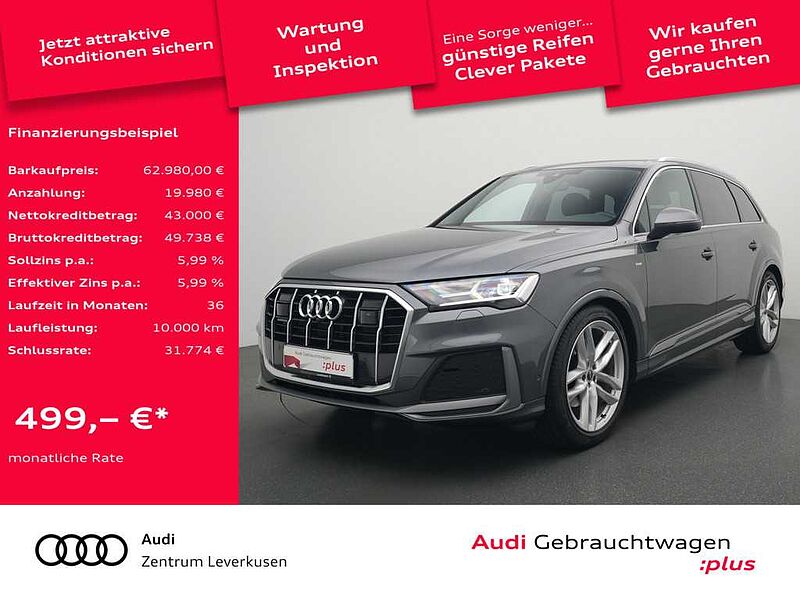 Audi Q7 quattro S line ACC AHK NAVI B&O PANO LEDER