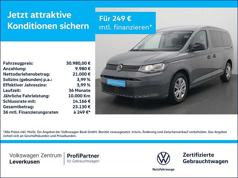 Volkswagen Caddy Maxi Lang SHZ CARPLAY AHK 7-SITZER PDC SHZ