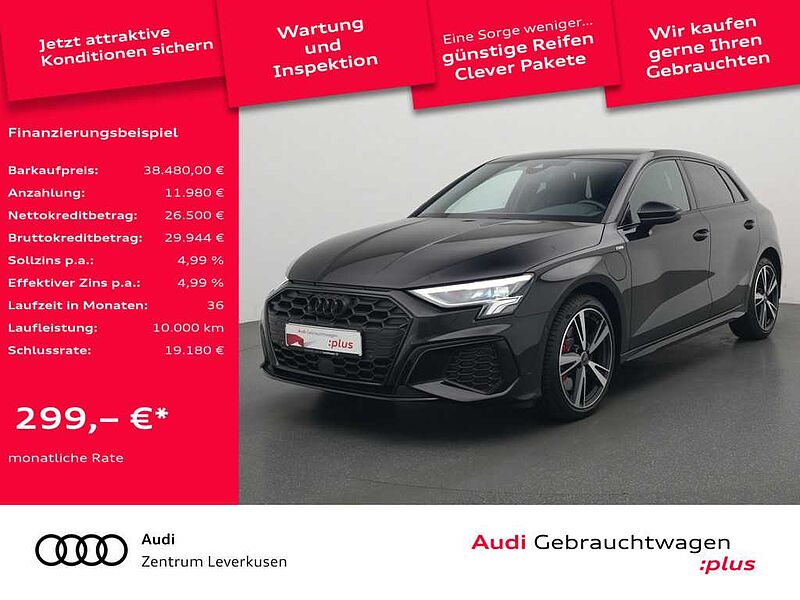 Audi A3 Sportback e S line ACC AHK NAVI KAM B&O