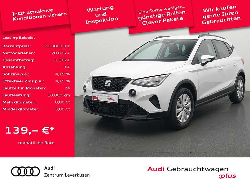 SEAT Arona Style NAVI VIRT CARPLAY KEYLESS ACC KAM