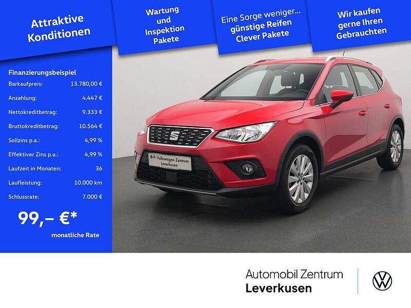 SEAT Arona Xcellence KAMERA APP PORT NAVI SHZ ACC ACC