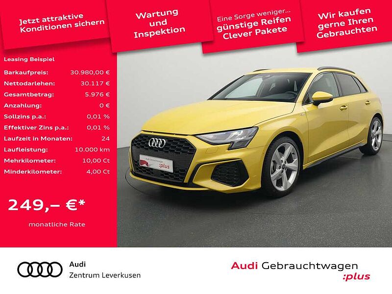 Audi A3 Sportback S line S-TRON AHK NAVI ACC VIRT