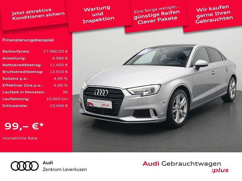 Audi A3 Limousine S-TRON ACC NAVI PANO SHZ CARPLAY