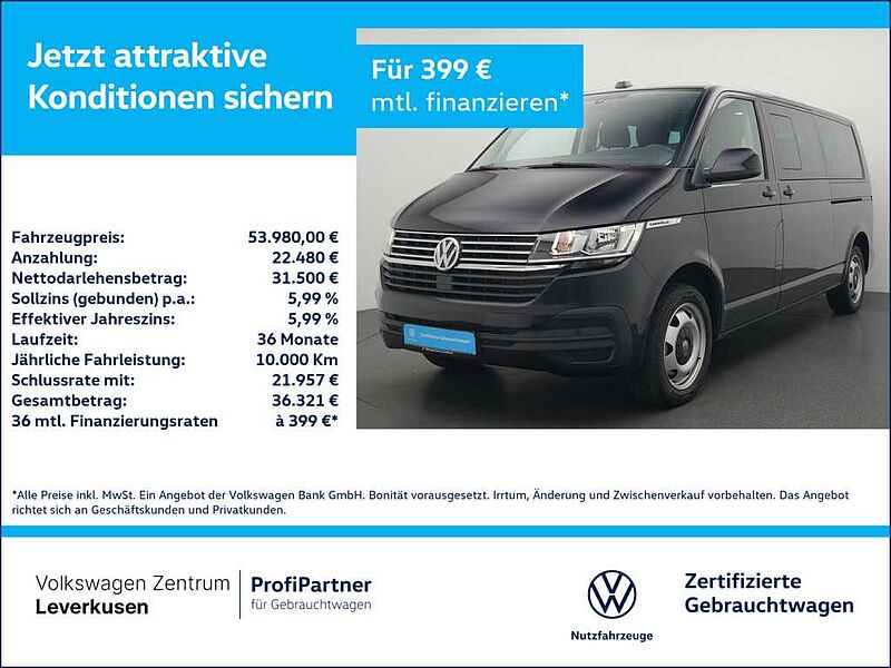 Volkswagen T6.1 Caravelle lang DSG 2X SCHIEBETÜR NAVI PDC