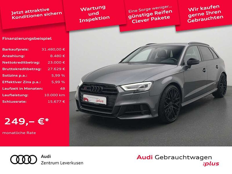 Audi S3 Sportback STRON NAVI LEDER MATRIX KAM SHZ PDC