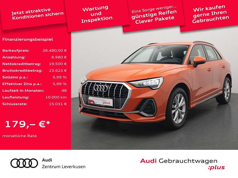 Audi Q3 S line STRON AHK LED VIRT APP CONNECT SHZ PDC