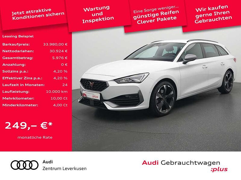 CUPRA Leon ST DSG VIRT CARPLAY LED APP ACC KAM SHZ