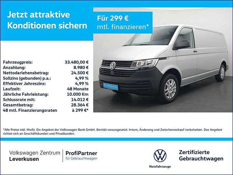 Volkswagen T6.1 Kasten lang LR SHZ KLIMA PORT NAVI PDC