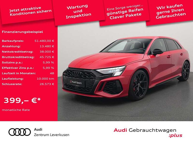 Audi RS3 Sportback LEDER B&O NAVI VIRT MATRIX RAUTE