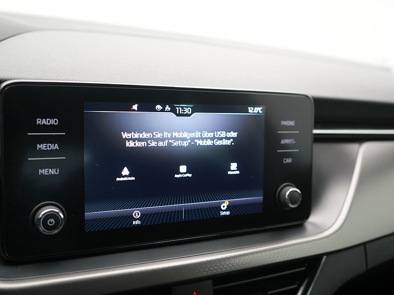 SKODA KAMIQ Clever APP CONNECT SHZ PDC KAM KLIMA