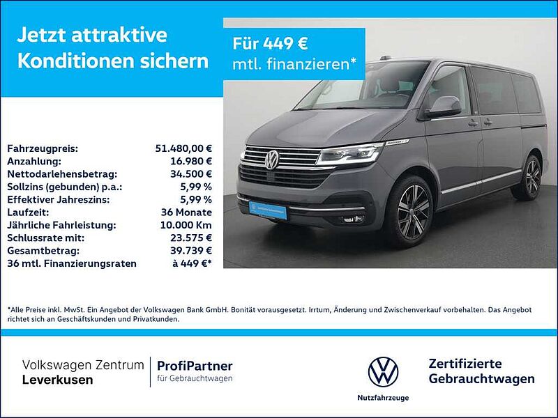 Volkswagen T6.1 Multivan Generation Six 2xSCHIEBETÜR AHK
