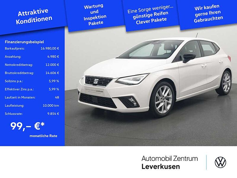 SEAT Ibiza FR LED VIRT PDC APP CONNECT NAVI SHZ