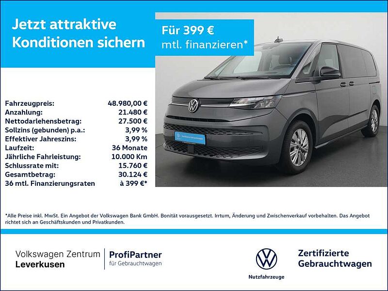 Volkswagen T7 Multivan TDI Life 7-SITZER APP ACC AHK KAM