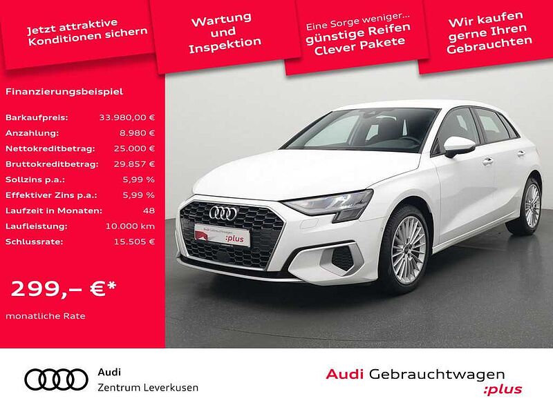 Audi A3 Sportback 40 quattro advanced LED AHK SHZ PDC