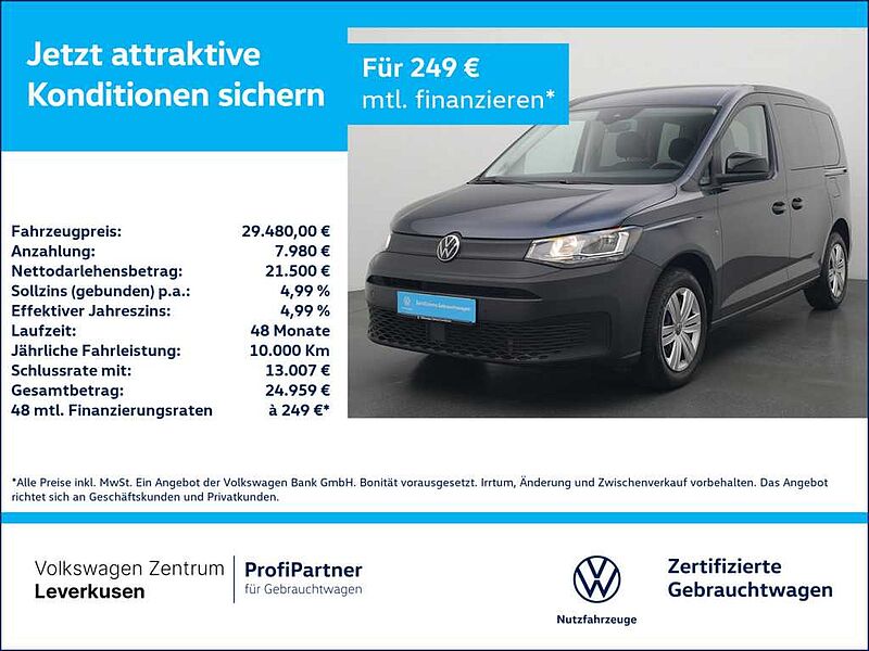 Volkswagen Caddy KAM FLÜGELTÜREN KLIMA VIRT LANE ASSIST SHZ