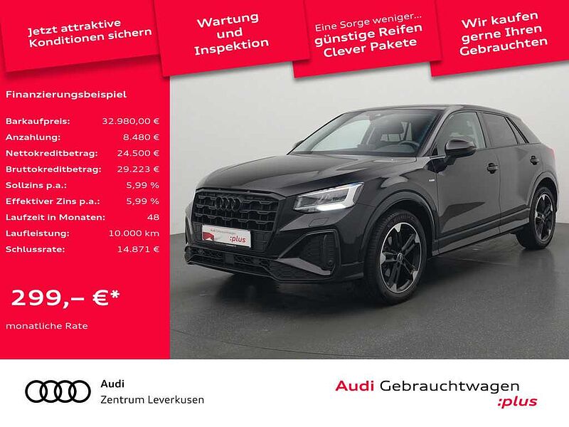 Audi Q2 35 S line PANO LED SHZ KAM PDC NAVI