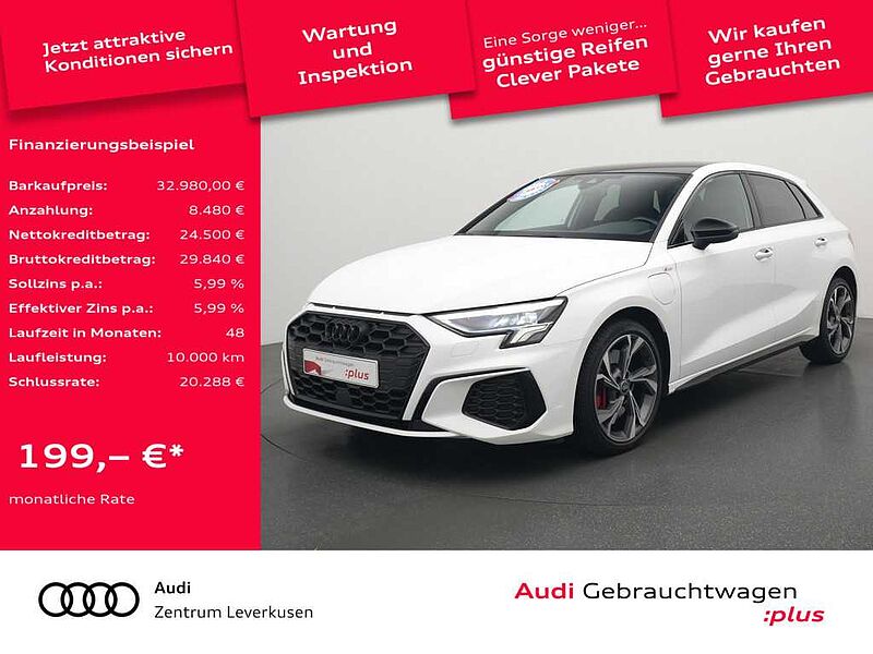 Audi A3 Sportback S line RAUTE VIRT LED SHZ PDC NAVI