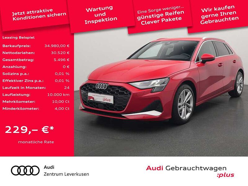 Audi A3 Sportback advanced AHK NAVI SHZ HUD LED