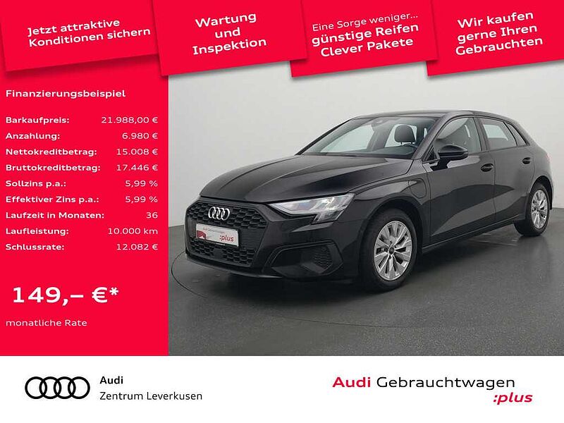 Audi A3 Sportback 40 e S TRON VIRT NAVI SHZ PDC
