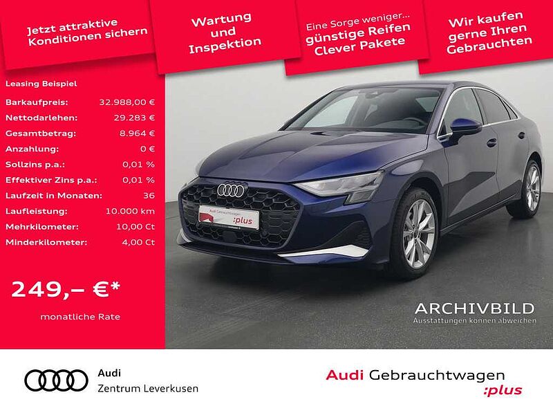 Audi A3 Limousine 30 TFSI advanced LED B&O HUD KAM SH