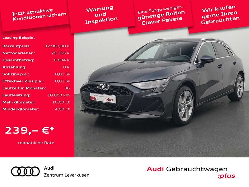 Audi A3 Sportback 35 TFSI LED VIRT SHZ NAVI PDC