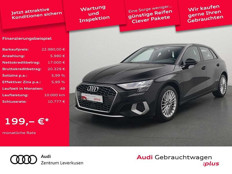 Audi A3 Sportback 40 e advanced LED VIRT SHZ PDC ACC