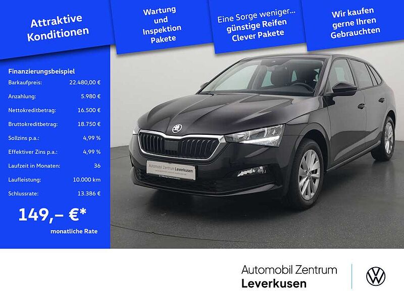 SKODA SCALA Tour DSG AHK ACC CARPLAY VIRT LED SHZ PDC