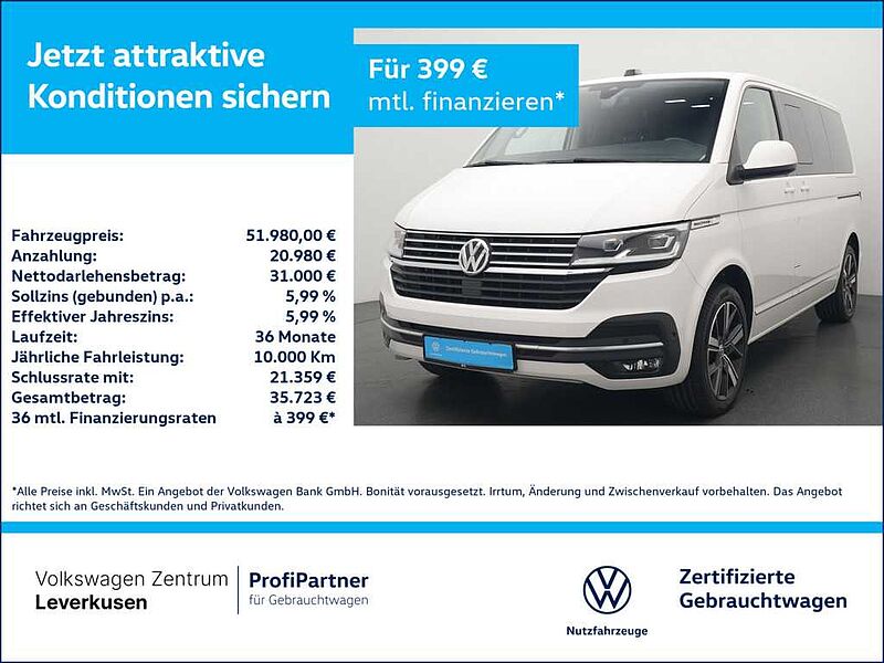 Volkswagen T6.1 Multivan Generation Six MEMORY NAVI VIRT