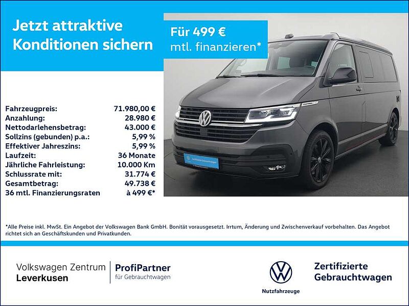 Volkswagen T6.1 California Ocean Edition 4Motion AHK NAVI