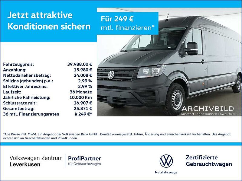 Volkswagen Crafter 35 Kasten Lang Hoch KLIMA PDC KAM DAB