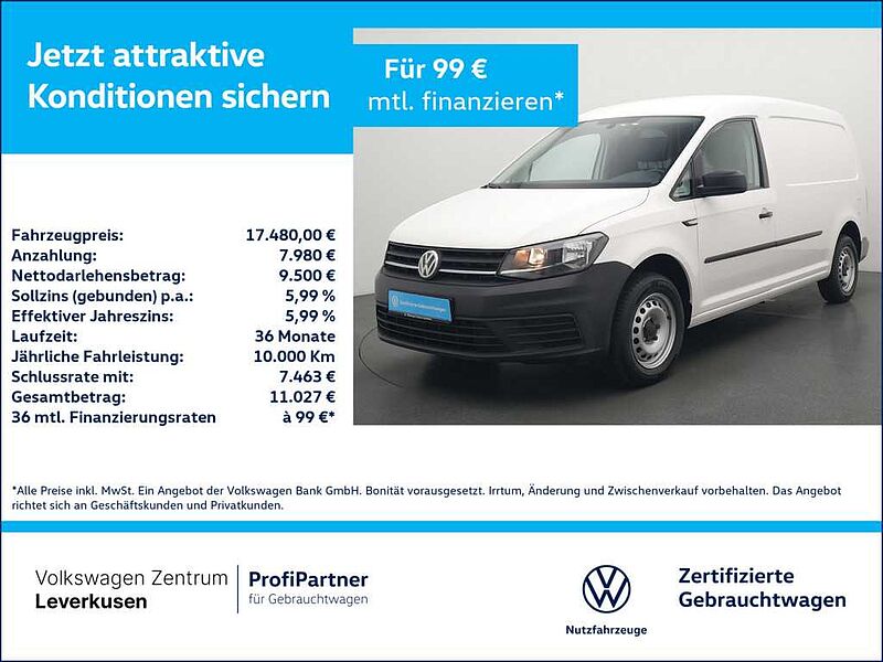 Volkswagen Caddy Maxi Kasten PDC CARPLAY ACC NAVI