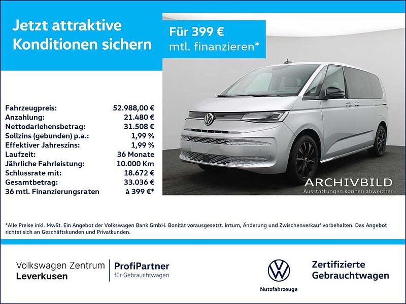 Volkswagen T7 Multivan Life 7-SITZE LEDER AHK HUD VIS-A-VIS