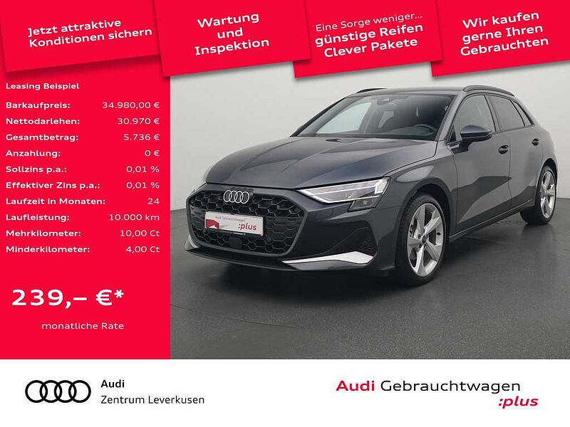 Audi A3 Sportback advanced SONOS HUD NAVI VIRT SHZ