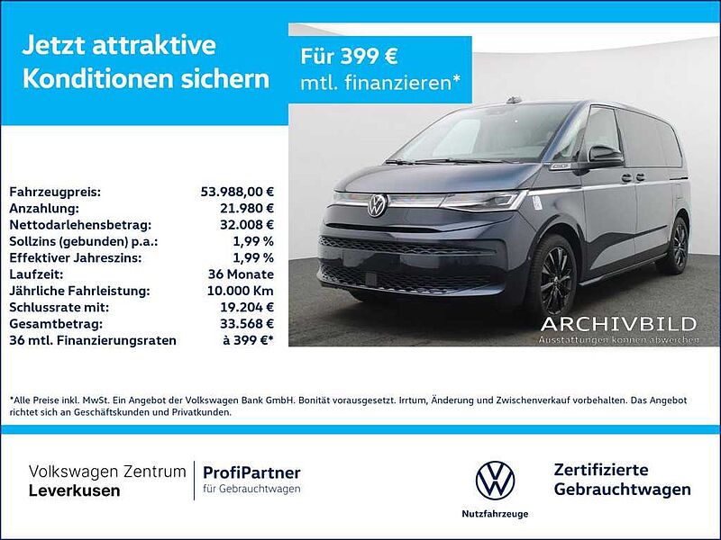 Volkswagen T7 Multivan Style 7-SITZE MATRIX VIS-A-VIS AHK