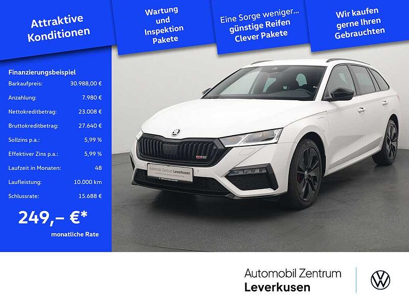 SKODA OCTAVIA Combi RS LED SHZ VIRT DSG KLIMA