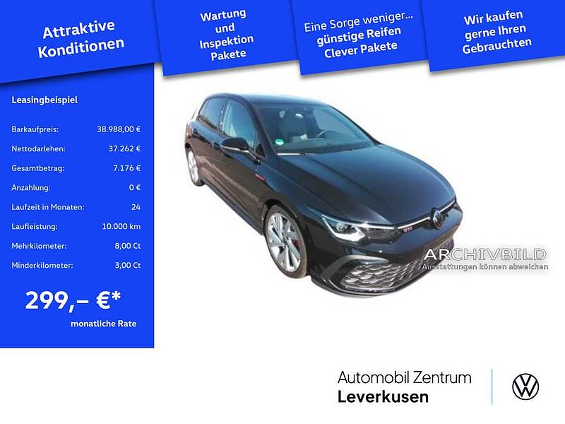 Volkswagen Golf VIII GTI MATRIX STANDHZ KAM SHZ LEDER