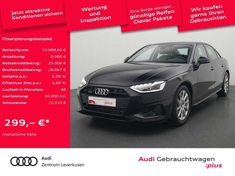 Audi A4 40 quattro advanced 360° MATRIX B&O HUD SHZ