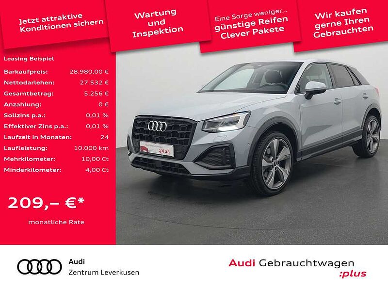 Audi Q2 advanced AHK NAVI CARPLAY VIRT SHZ KAM PDC