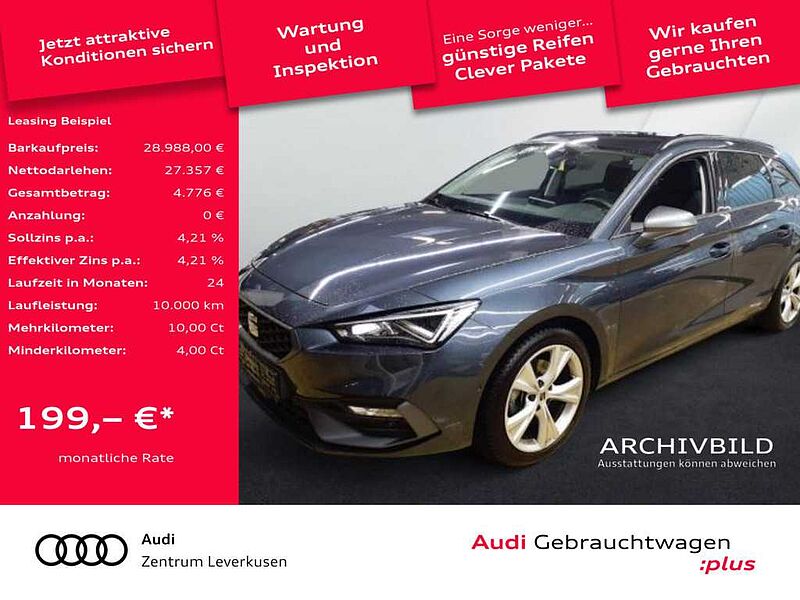 SEAT Leon Sportstourer FR DSG VIRT LED KAM SHZ PDC