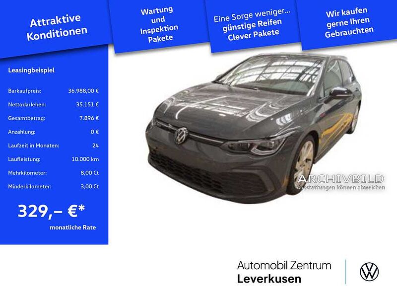 Volkswagen Golf VIII GTI DSG VIRT PANO H/K KAM SHZ STANDHZ