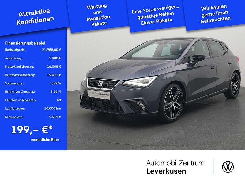SEAT Ibiza FR DSG PANO LED KAM SHZ PDC
