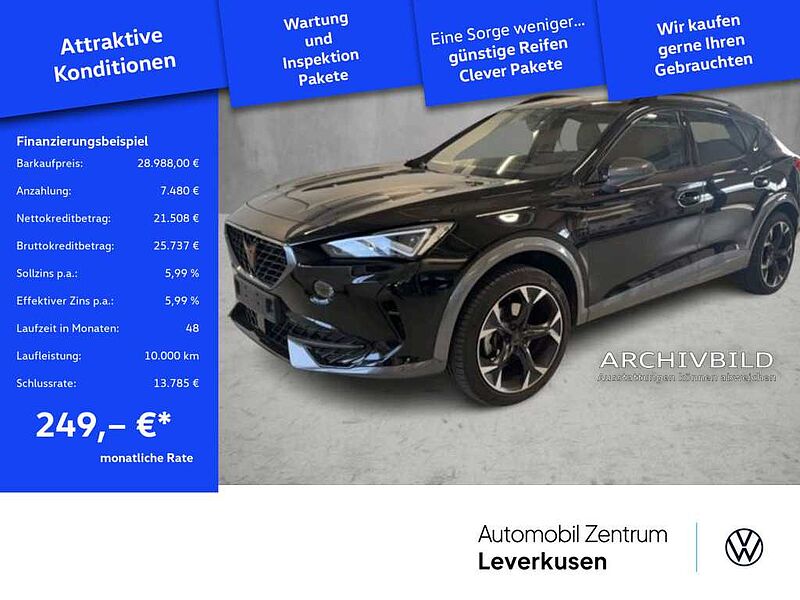 CUPRA Formentor DSG VIRT LED KAM SHZ PDC