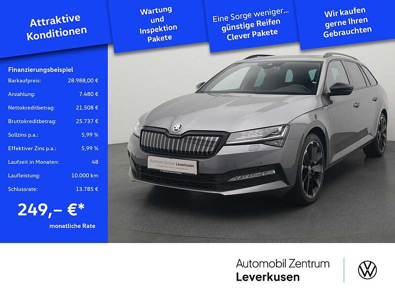 SKODA SUPERB Combi iV Sportline DSG MATRIX PANO AHK